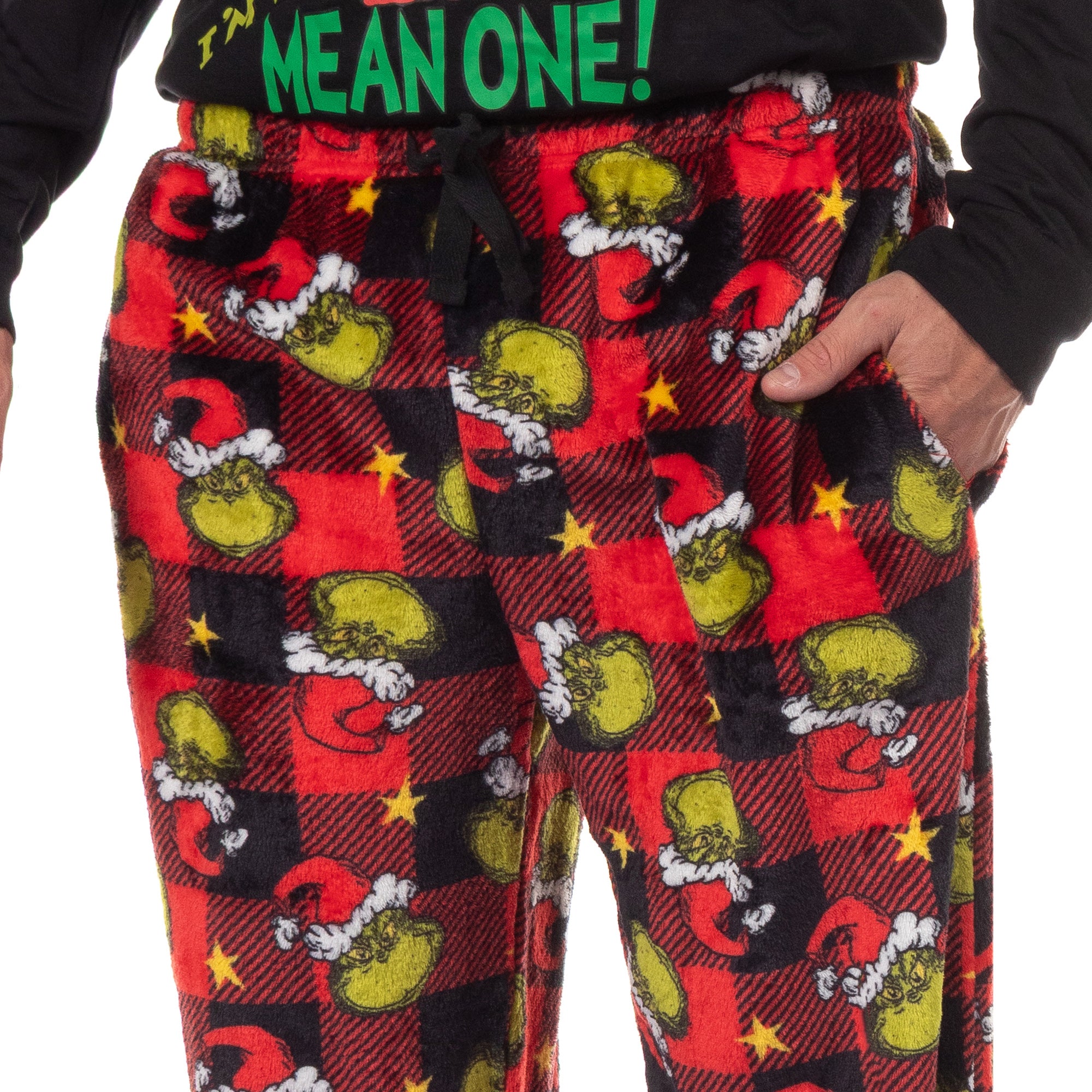 Dr. Seuss The Grinch Pajamas Buffalo Plaid Matching Family Sleepwear