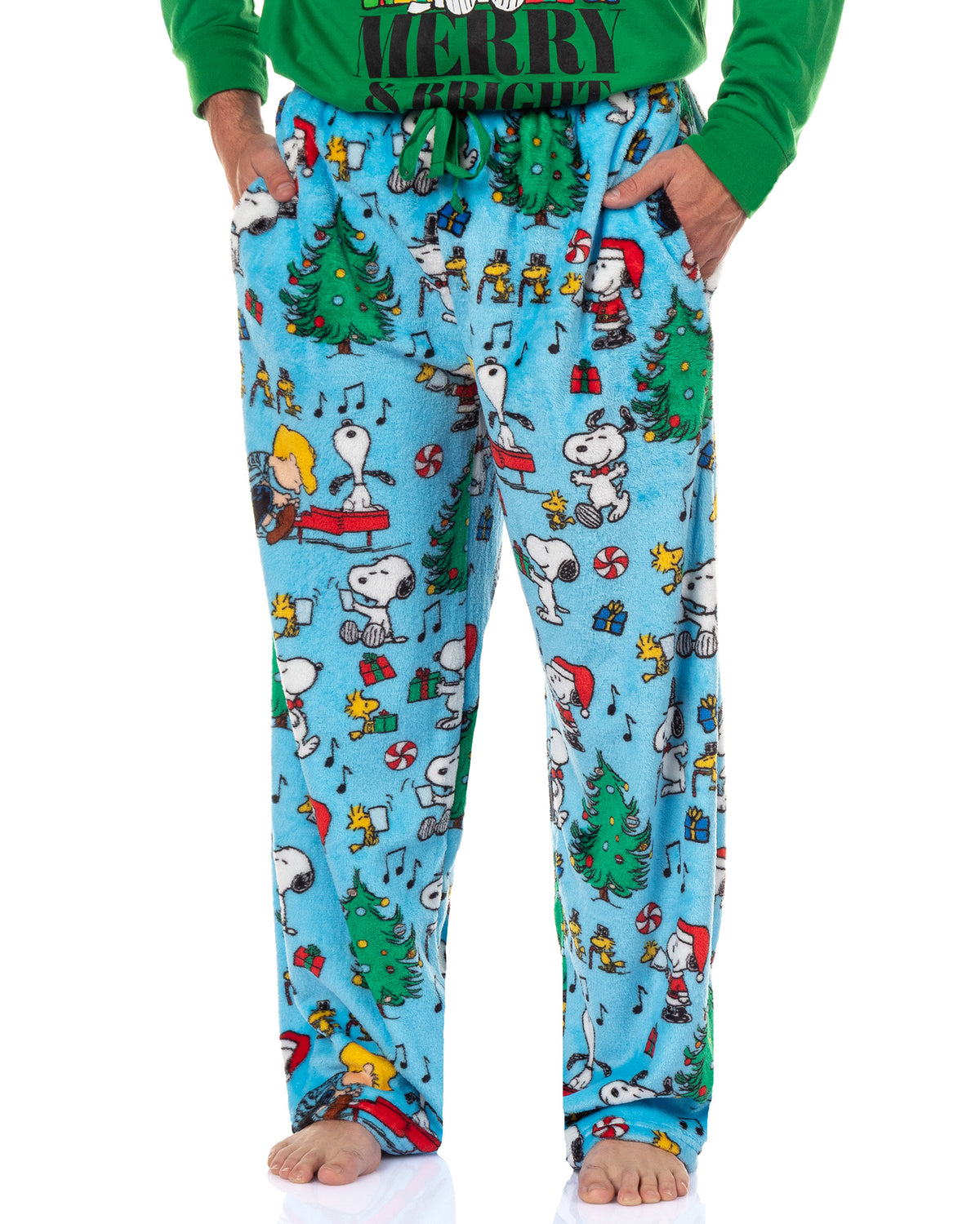 Peanuts Snoopy Pajamas Christmas Holiday Family Matching Sleepwear Set