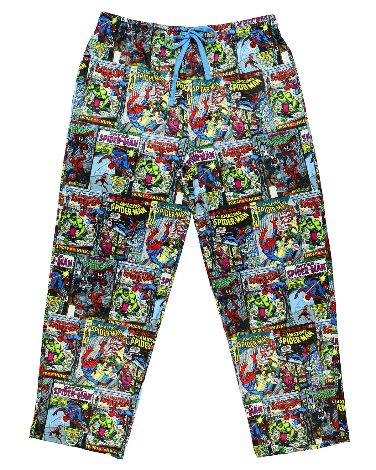 Marvel Comics Spider-Man Pajama Pants Men's Comic Cover Sleepwear