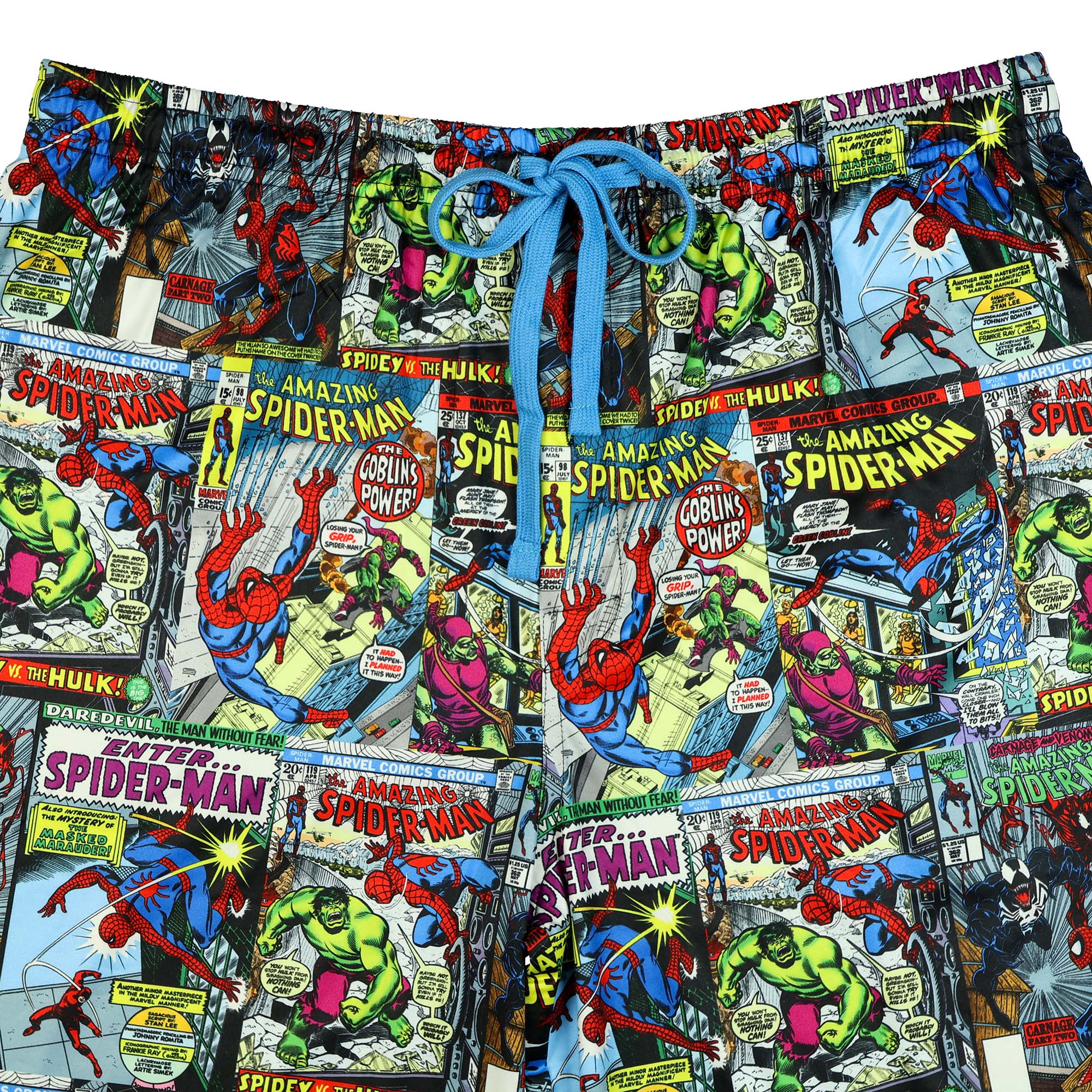 Marvel Comics Spider-Man Pajama Pants Men's Comic Cover Sleepwear
