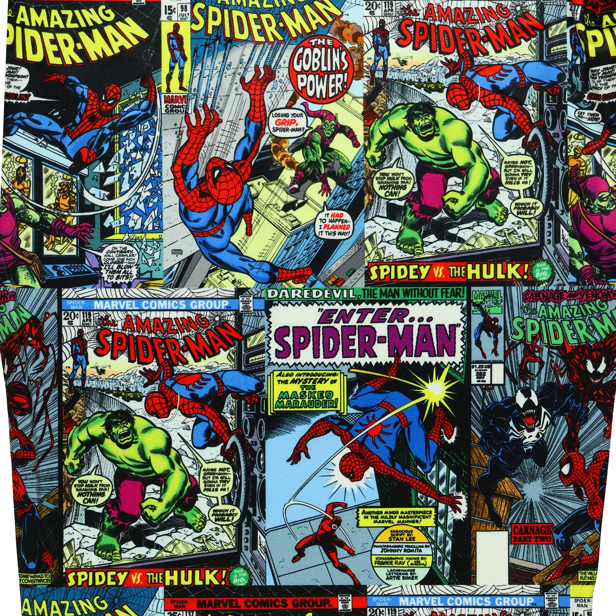 Marvel Comics Spider-Man Pajama Pants Men's Comic Cover Sleepwear