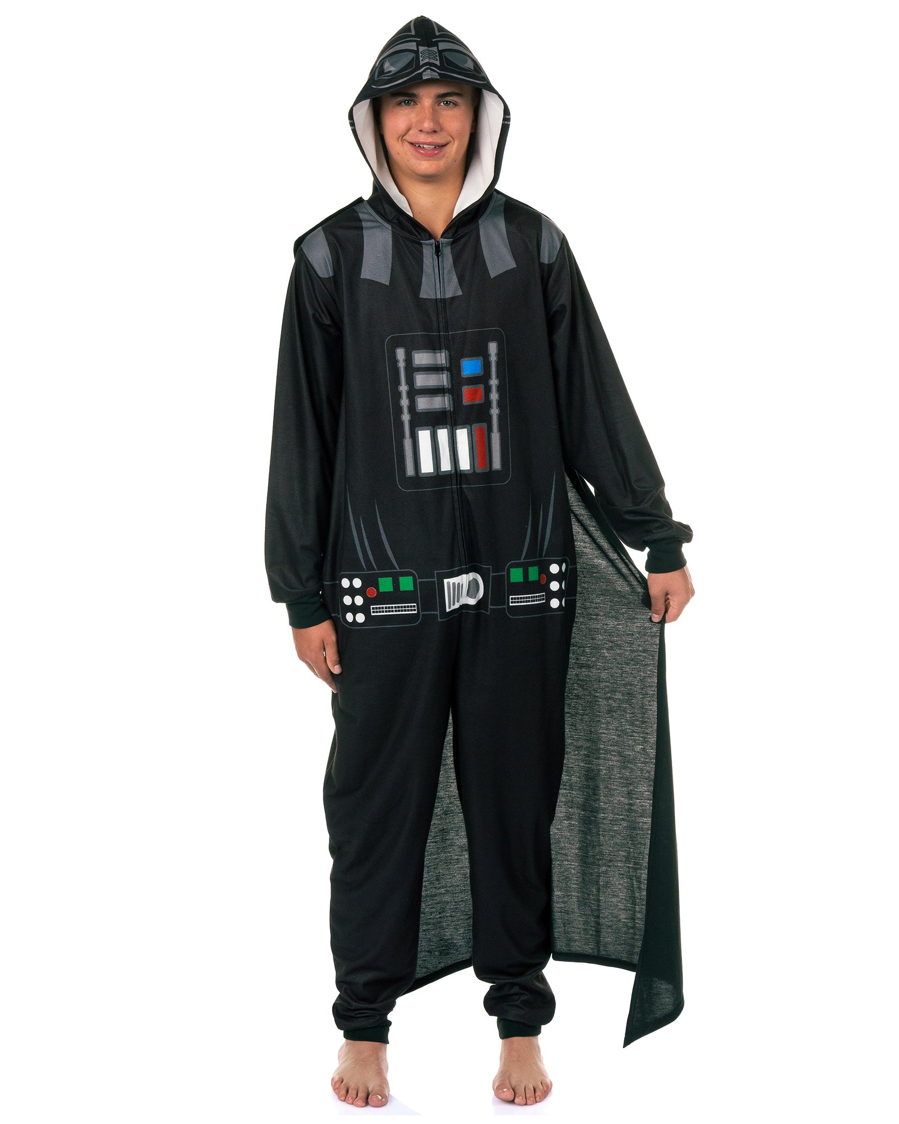 Disney Star Wars Union Suit Men's Darth Vader One Piece Pajama