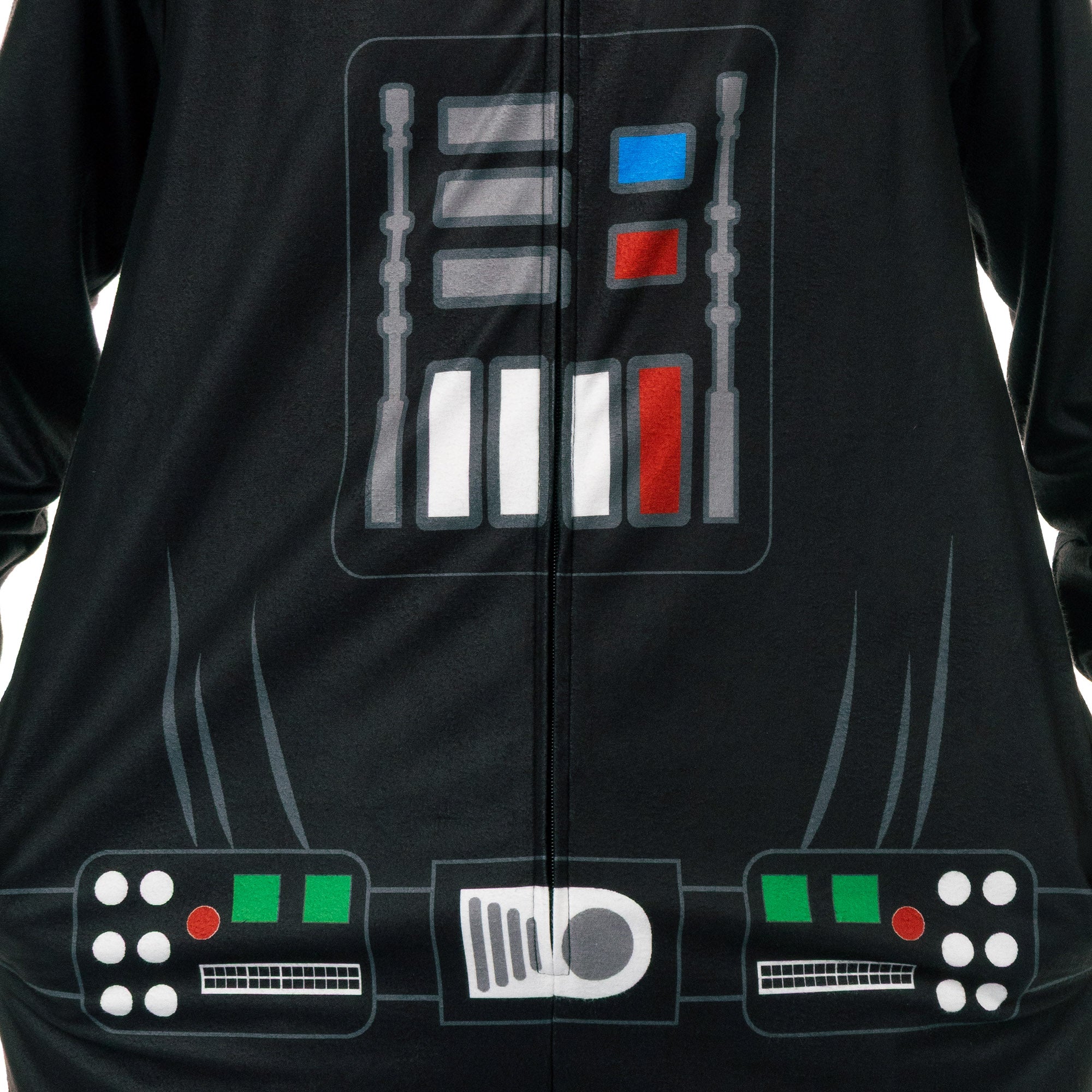 Disney Star Wars Union Suit Men's Darth Vader One Piece Pajama