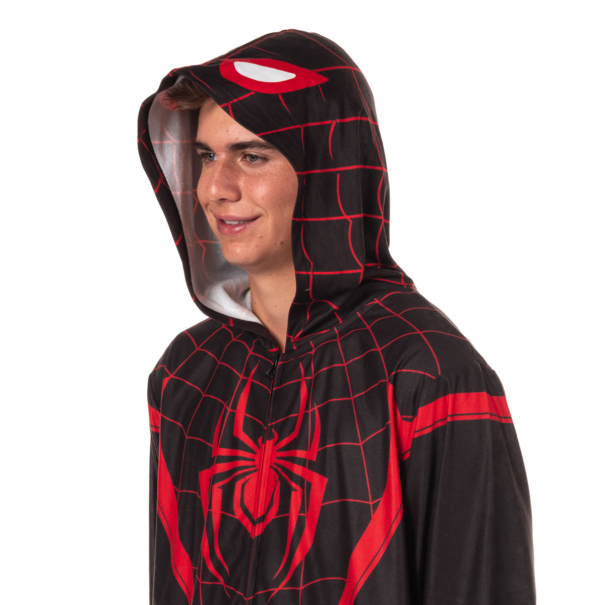 Marvel Comics Spider-Man Union Suit Men's Miles Morales Costume Pajama
