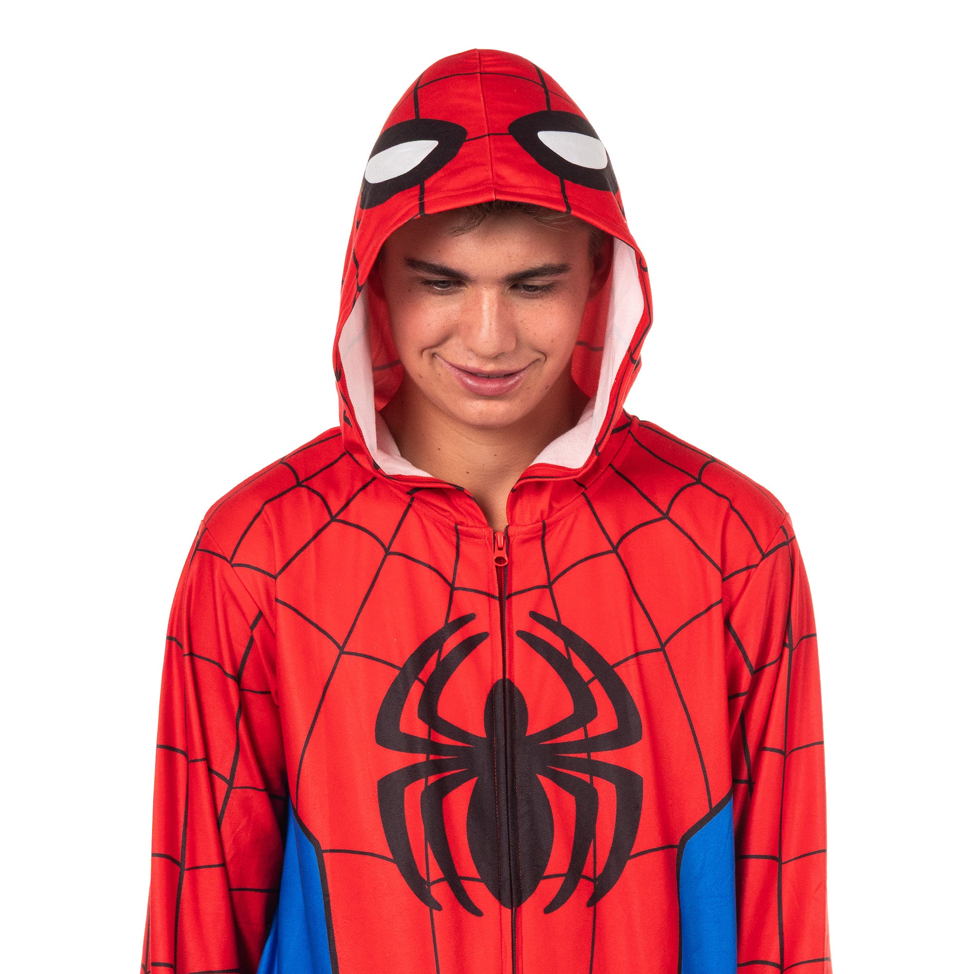 Marvel Comics Spider-Man Union Suit Men's Costume Lounge Pajamas