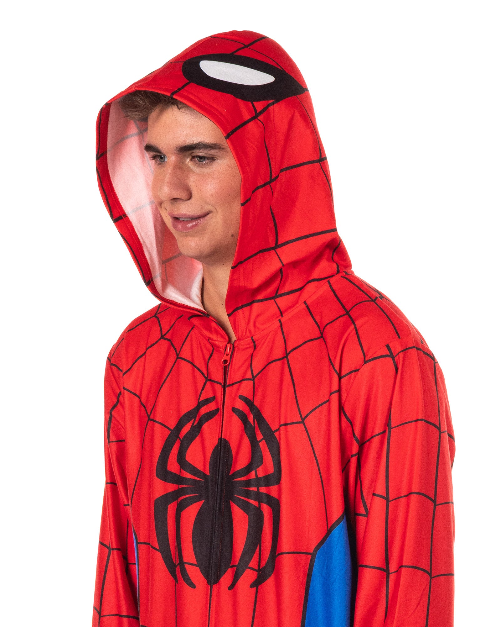 Marvel Comics Spider-Man Union Suit Men's Costume Lounge Pajamas