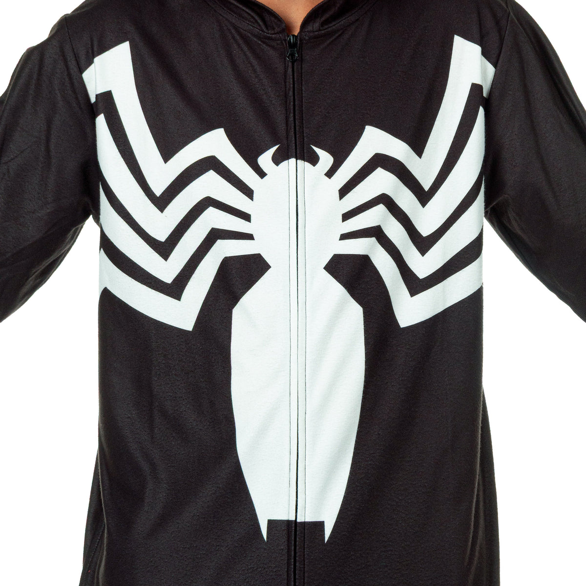 Marvel Comics Venom Union Suit Men's One Piece Costume Pajama