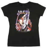 Disney Women's Juniors Mulan Noble Heroine Split Face T-Shirt