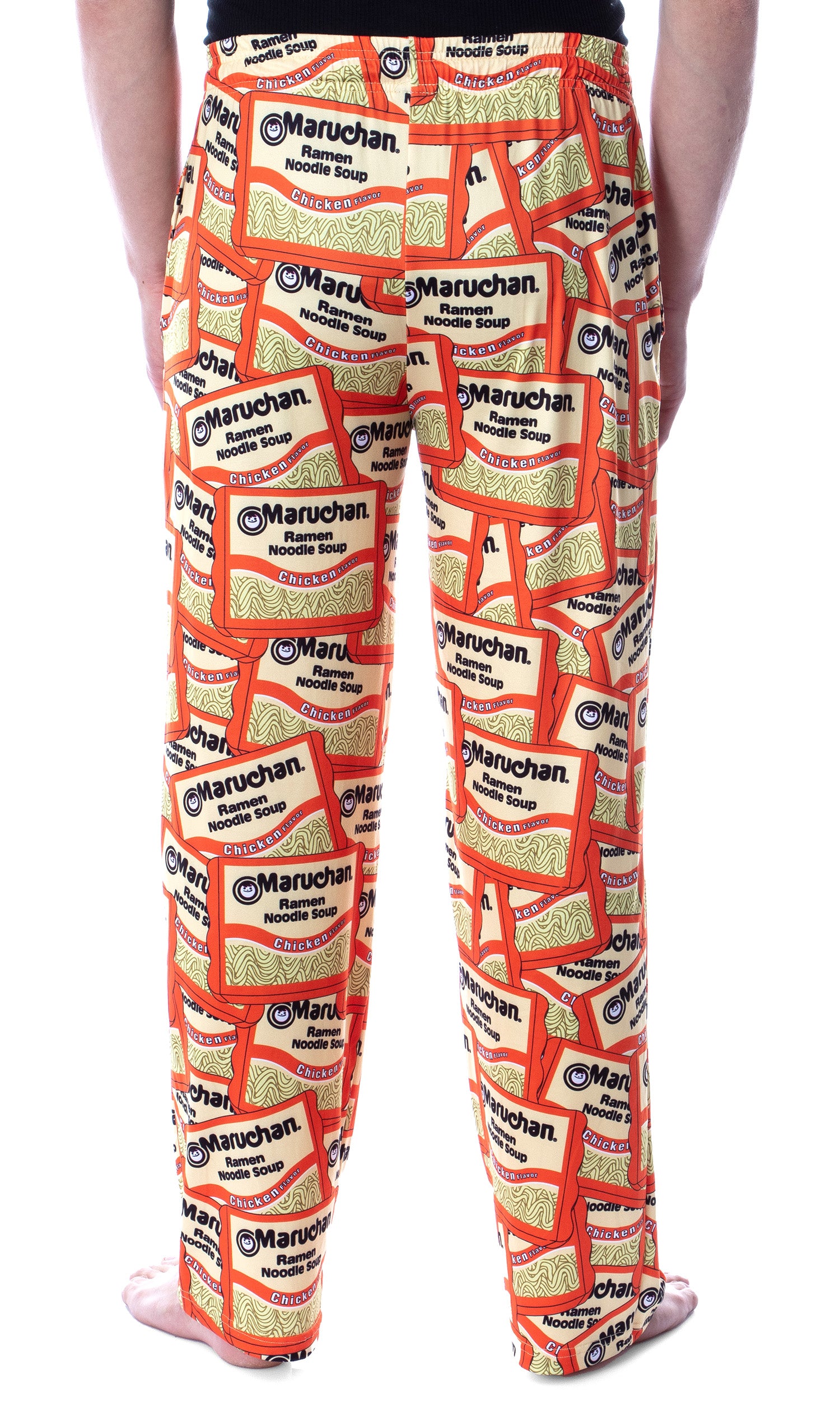 Maruchan Men's Ramen Noodles Soup Chicken Flavor Allover Sleep Pajama Pants