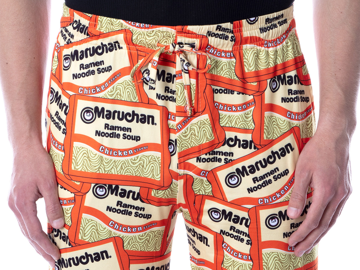 Maruchan Men's Ramen Noodles Soup Chicken Flavor Allover Sleep Pajama Pants