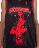 Marvel Deadpool Basketball Jersey Men's Dead Baller Athletic Gym Tank Top