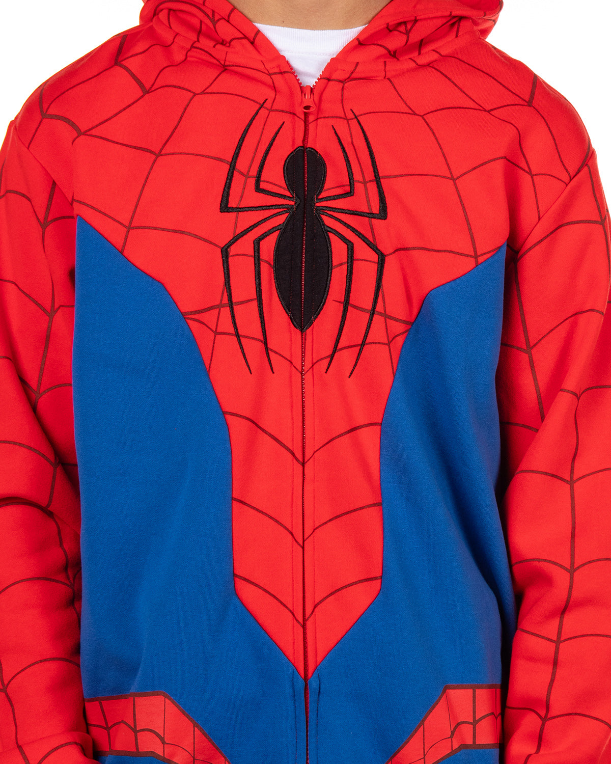 Marvel Spider-Man Hoodie Men's Cosplay Costume Zip Up Hooded Sweatshirt