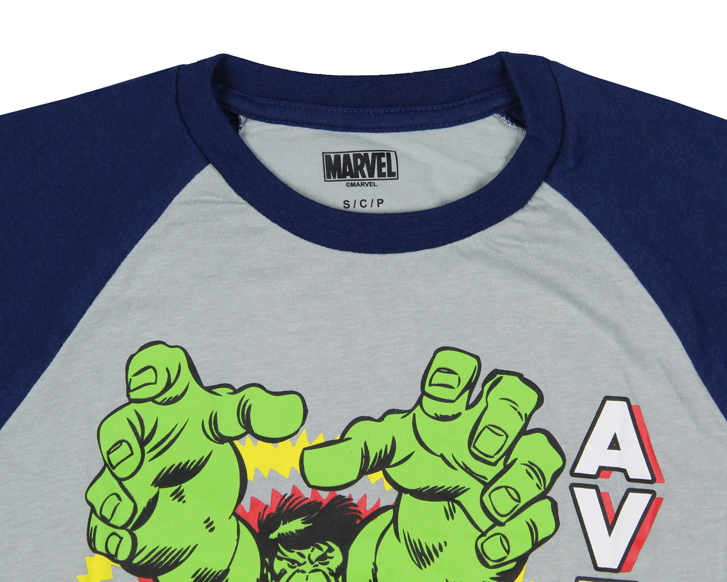 Marvel Avengers Boys' Hulk Iron Man Captain America Jersey T-Shirt Tee