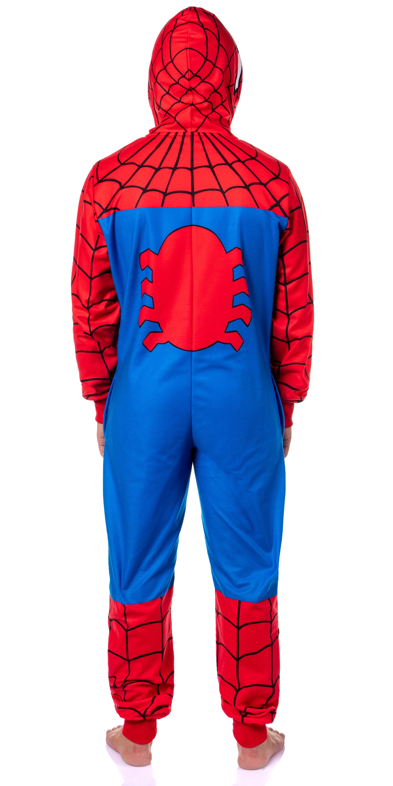 Marvel Men's Superhero Hooded Union Suit Costume Pajama