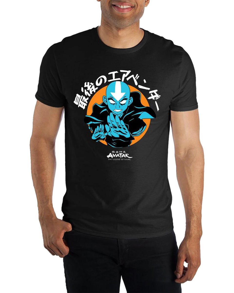 Men's Avatar The Last Airbender Blue Aang Graphic T-Shirt Adult