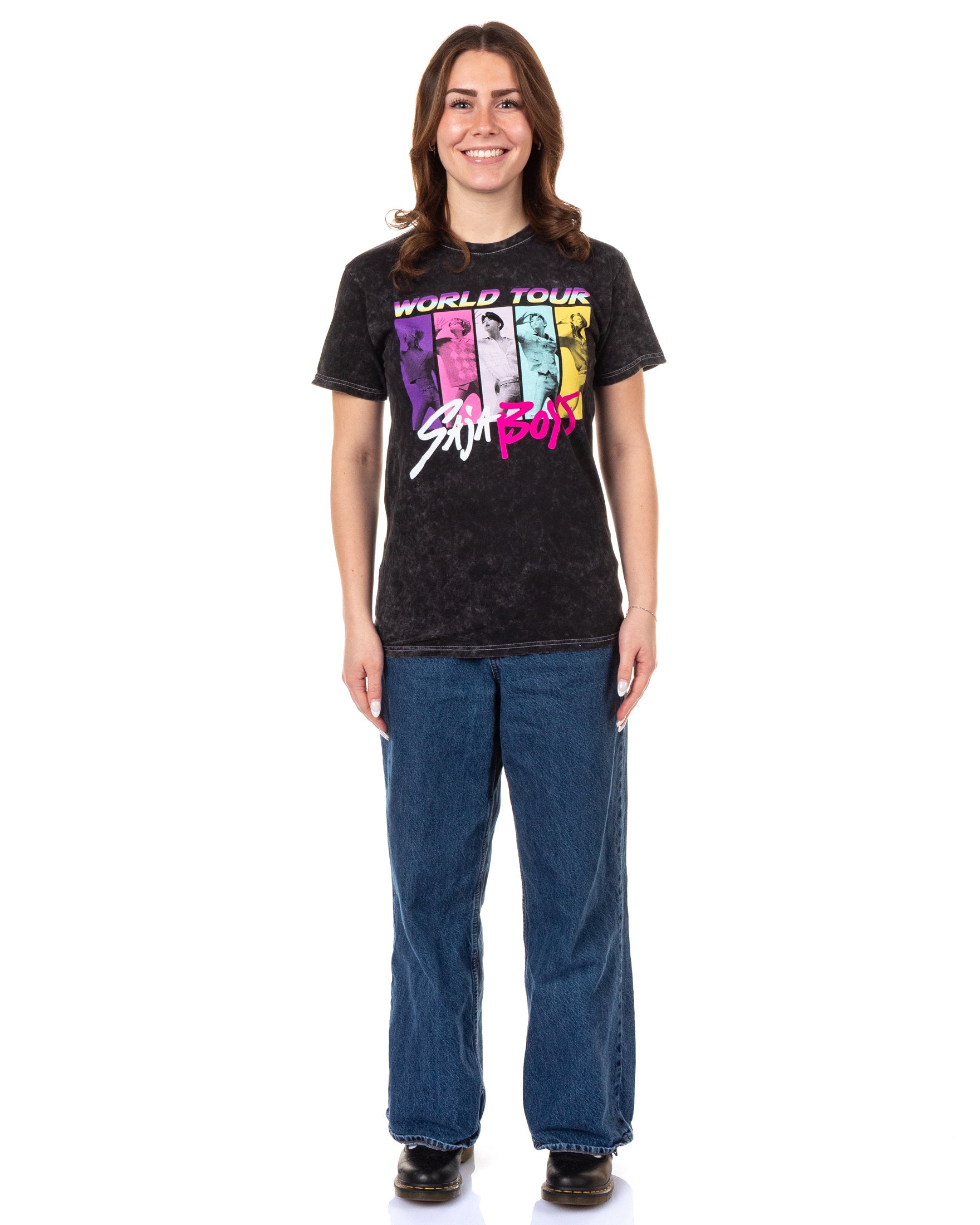 K-Pop Demon Hunters Junior Women's Saja Boys World Tour T-Shirt