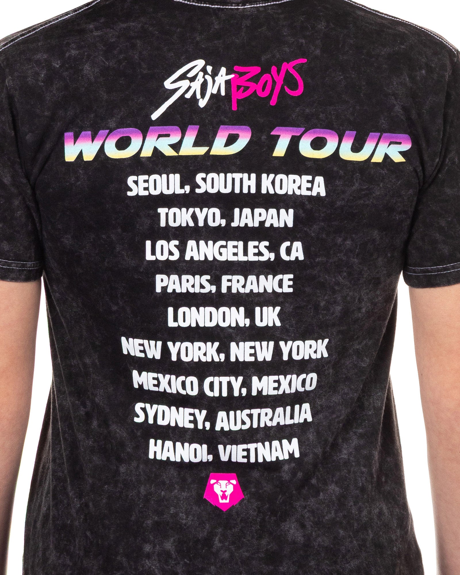 K-Pop Demon Hunters Junior Women's Saja Boys World Tour T-Shirt