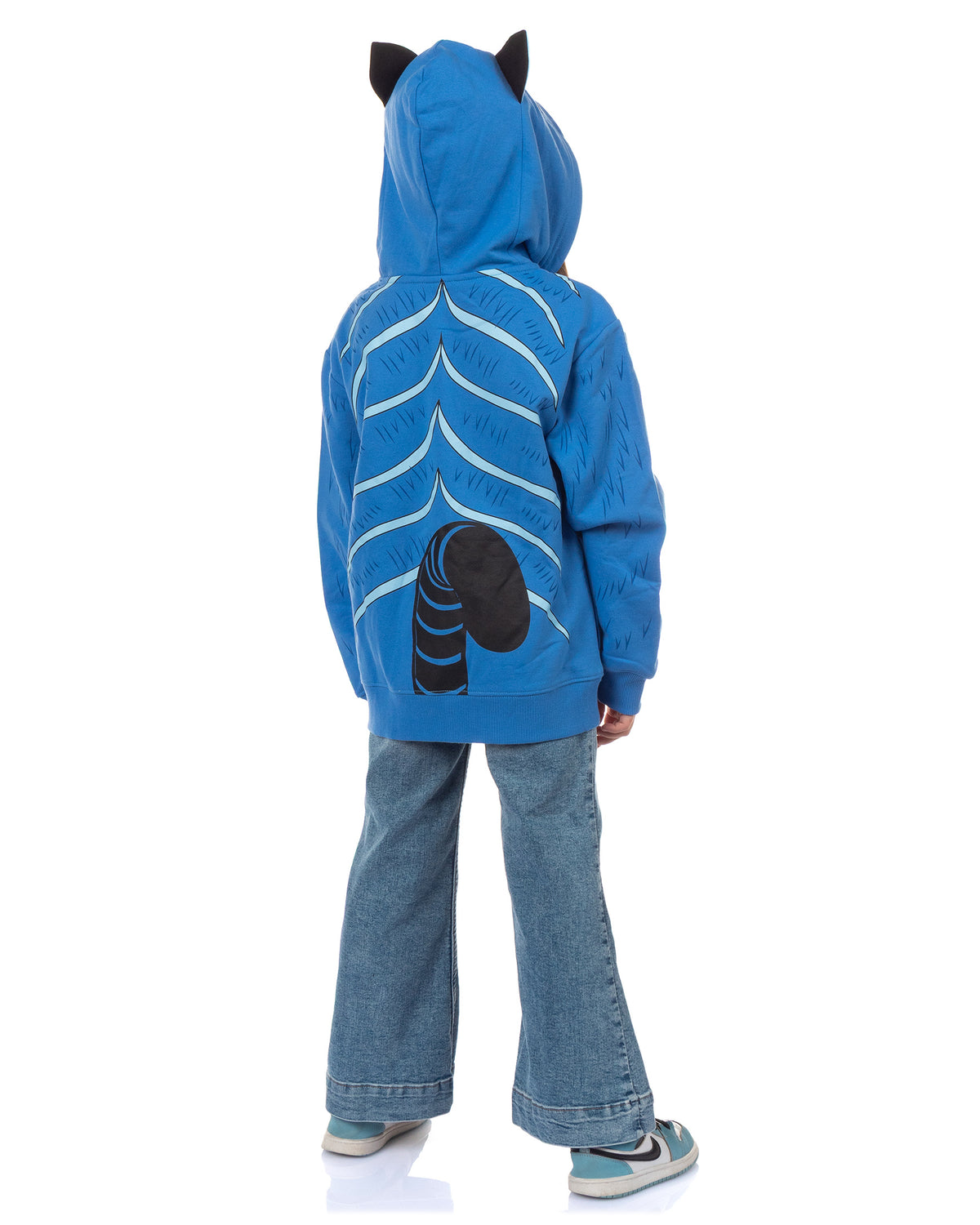 KPop Demon Hunters Hoodie Kid's Derpy Tiger Full-Zip Hooded Sweatshirt