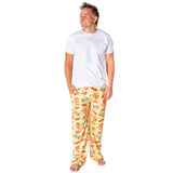 Stranger Things Men's Surfer Boy Pizza Lounge Bottoms Pajama Pants