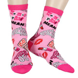 Mean Girls Women's We Wear Pink So Fetch 2 Pack Crew Socks