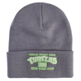 TMNT Men's Character Design Faux Long Sleeve T-Shirt with 1984 NYC Beanie