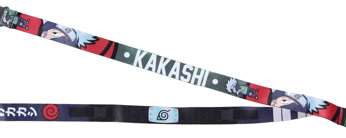 Naruto Shippuden Anime Kakashi ID Badge Holder Lanyard w/ Kakashi Pendant