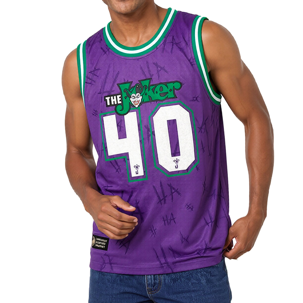 DC Comics Joker Basketball Jersey #40 Men's Sleeveless Tank Top