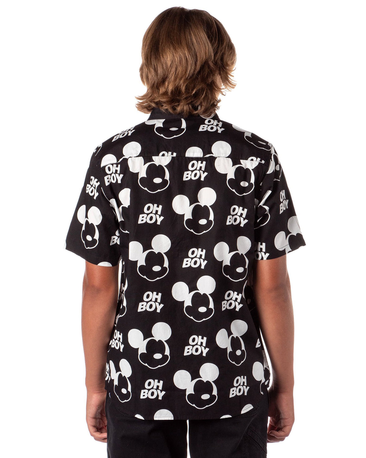 Neff Disney Men's Allover Print Button-Down Shirt