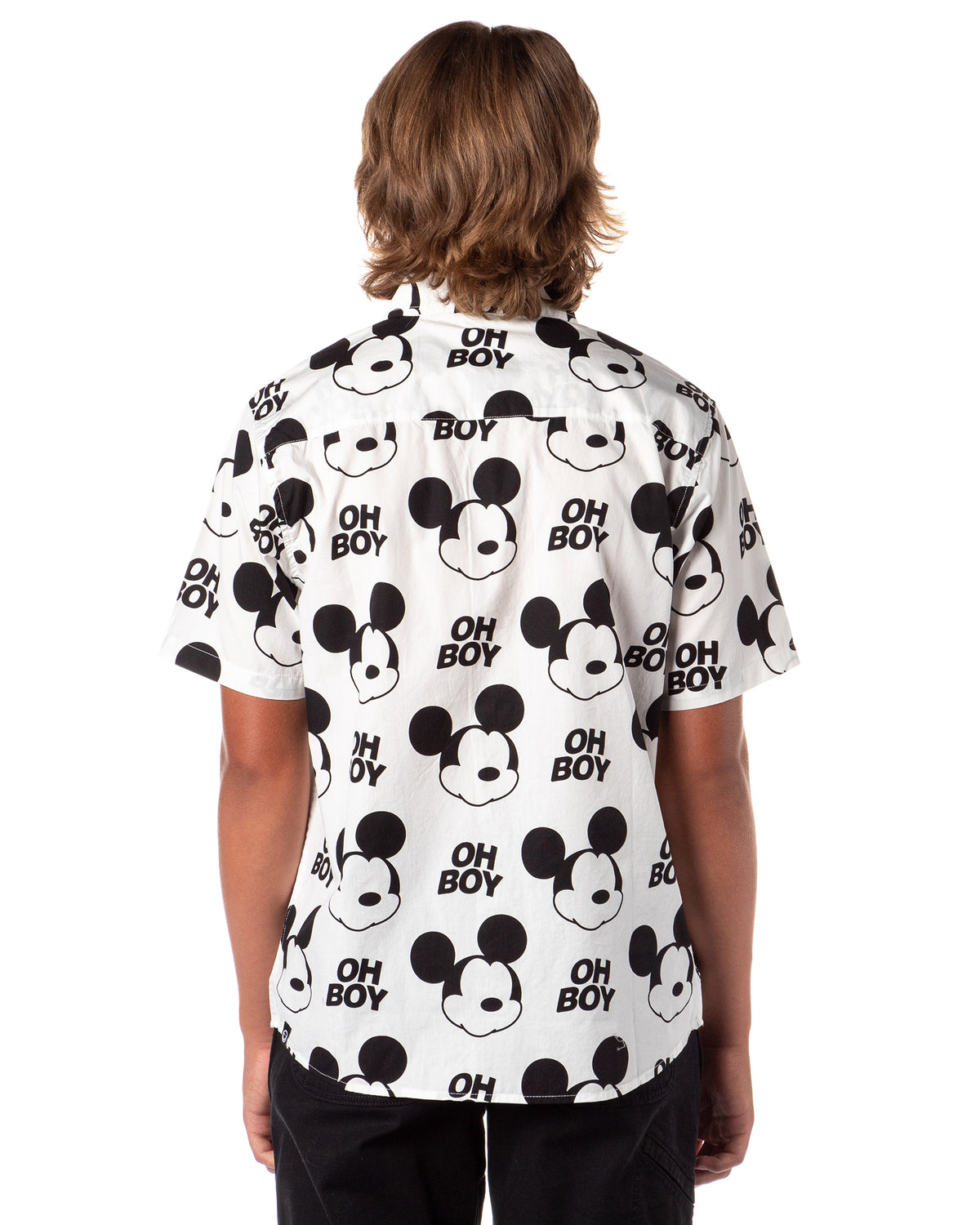 Neff Disney Men's Allover Print Button-Down Shirt