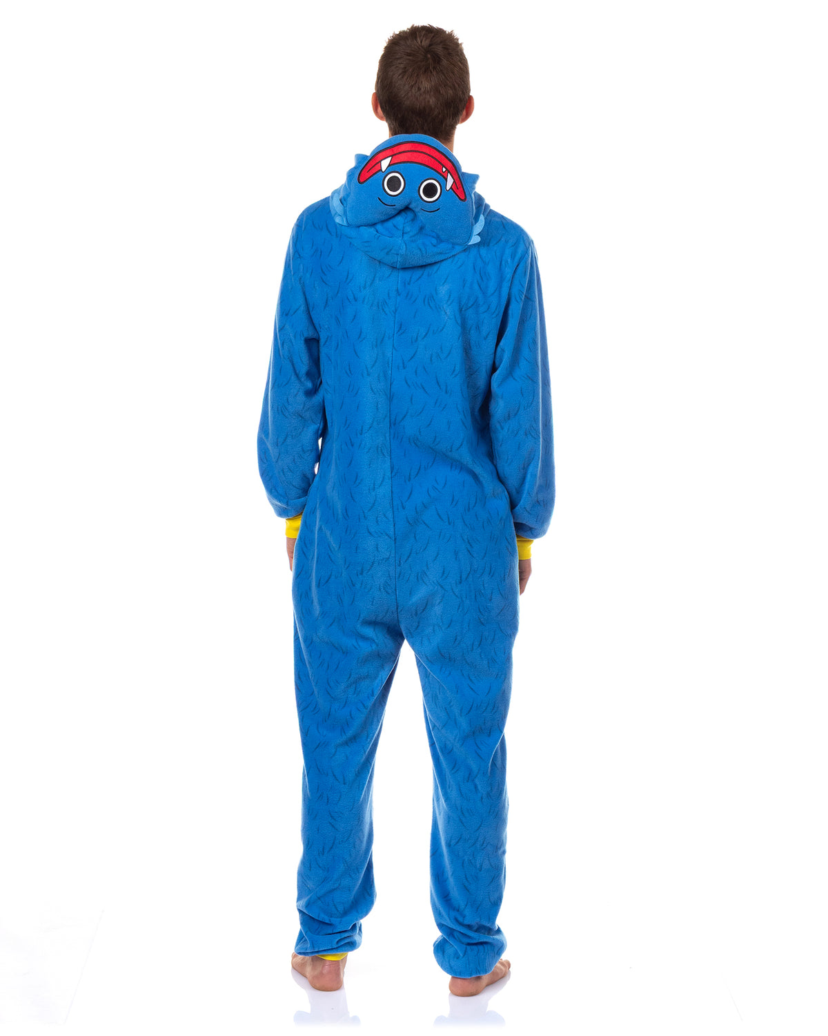 Poppy Playtime Union Suit Adult One Piece Hooded Pajama Costume