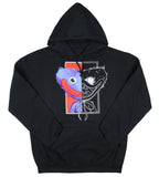 Poppy Playtime Boys' Huggy Split Face Jumpscare Pullover Hoodie
