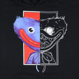 Poppy Playtime Boys' Huggy Split Face Jumpscare Pullover Hoodie