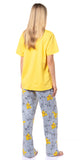 Pokemon Women's Pikachu Bolts 2 Piece Shirt and Pant Pajama Lounge Set