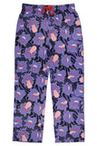 Pokemon Men's AOP Gengar Swirl Sleep Lounge Adjustable Waist Pajama Pants