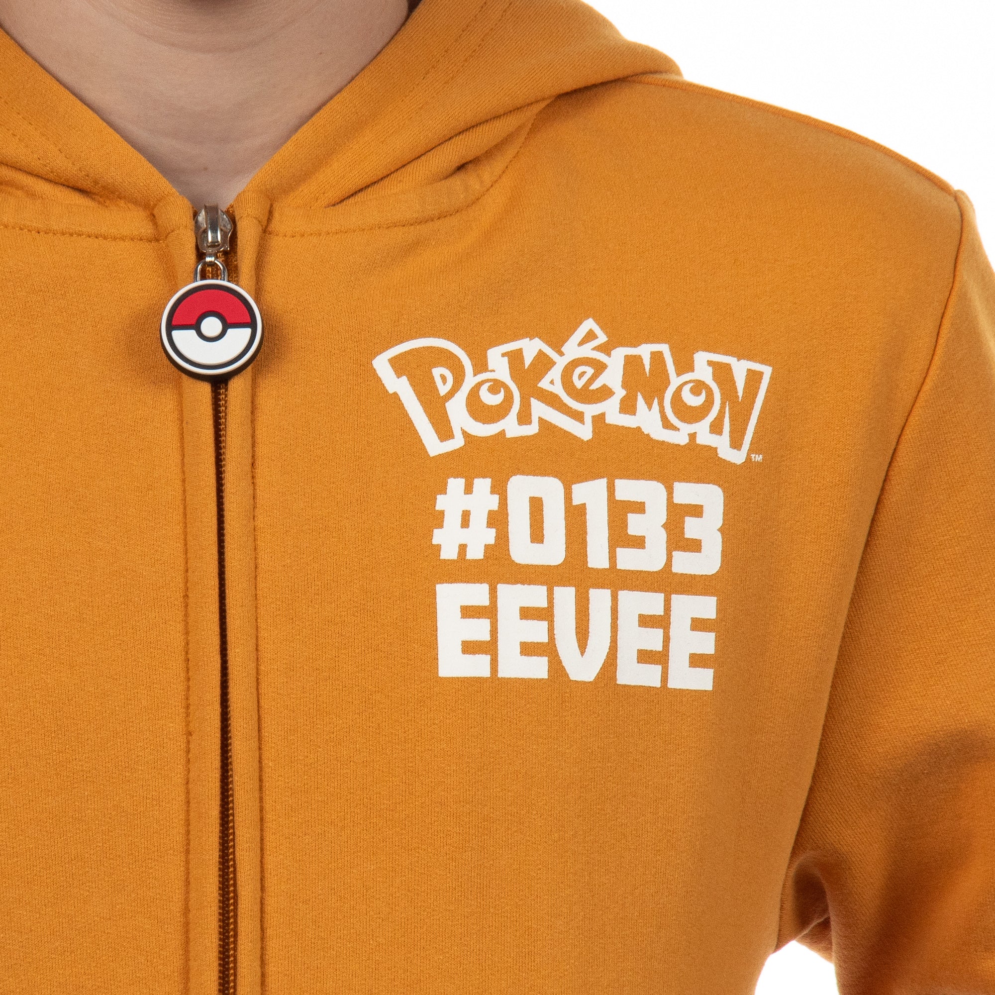 Pokemon Hoodie Kids' Gen 01 Zip-Up 3-D Character Costume Hoodie