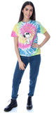 Peanuts Womens' Joe Cool Snoopy Tie-Dye Skimmer T-Shirt Adult