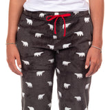 Coca-Cola Plush Lounge Pants Allover Design Adult Sleep Pajamas