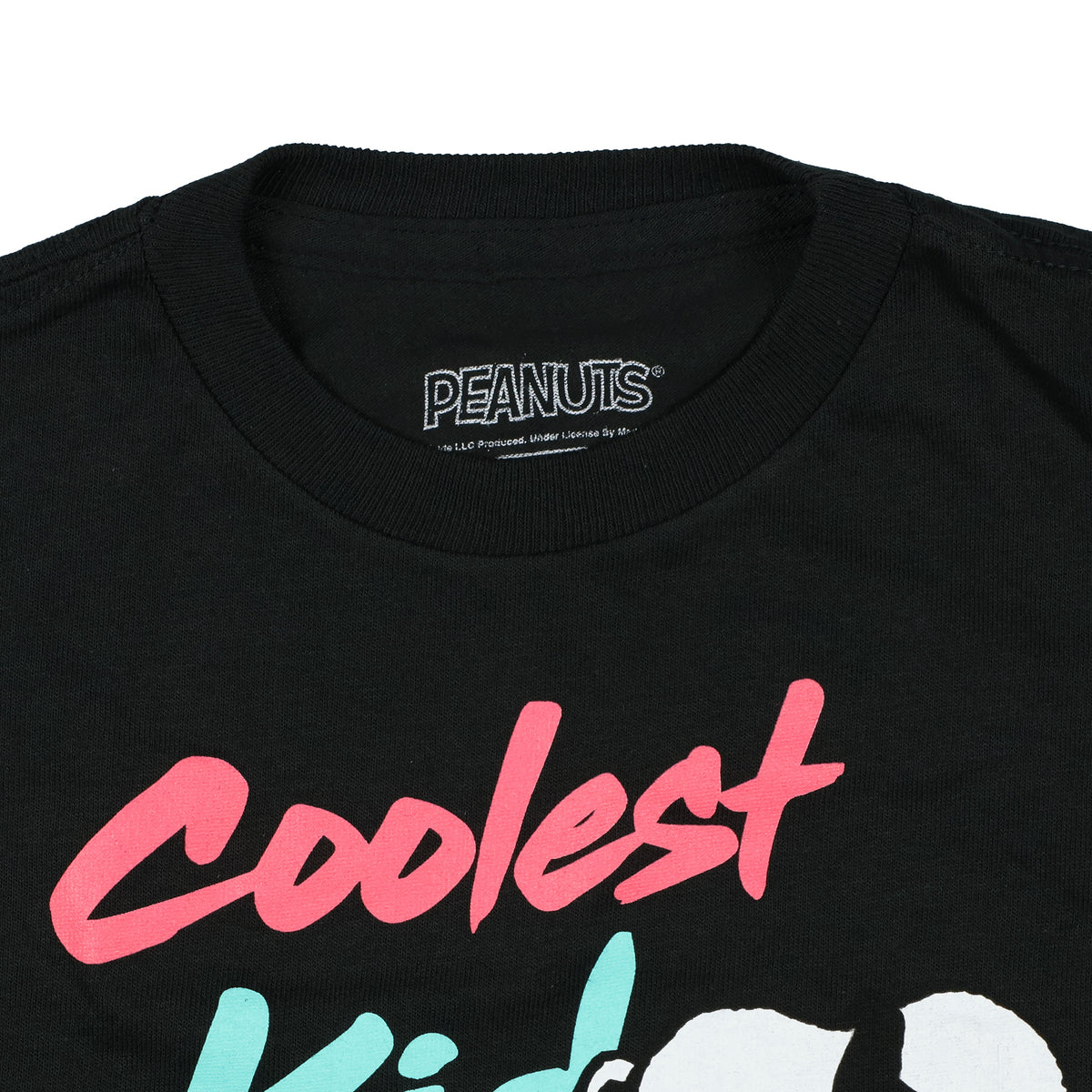 Peanuts T-Shirt Snoopy Coolest Kid On The Block Short Sleeve Graphic Tee