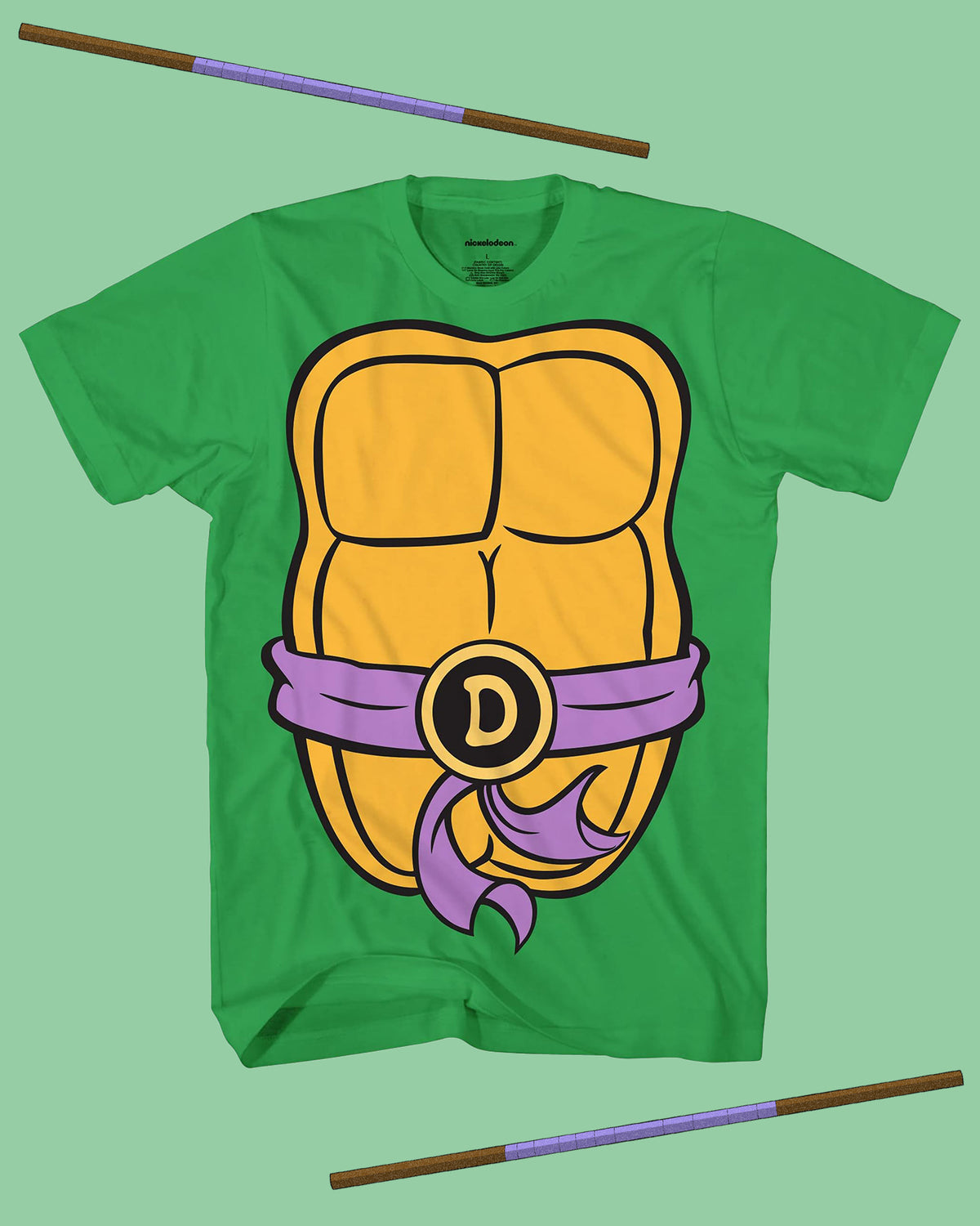 Teenage Mutant Ninja Turtles Shirt Boys' Donatello Short Sleeve Graphic Tee