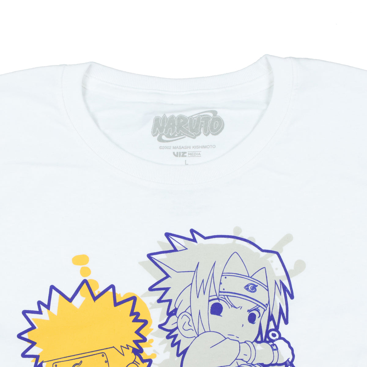 Naruto T-Shirt Boys' Character Sketch Design Short Sleeve Top