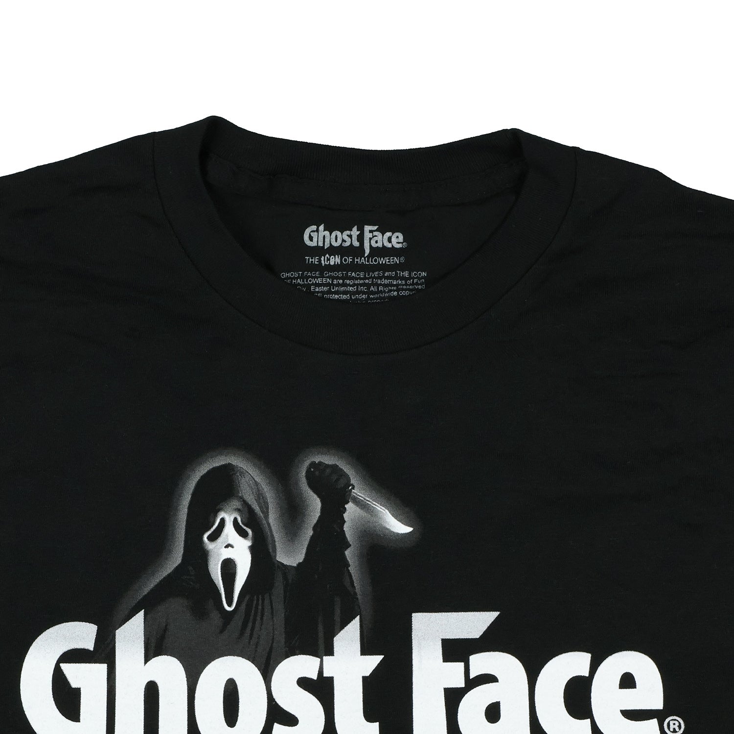 Scream Ghost Face T-Shirt Men's Logo Character Design Short Sleeve Tee