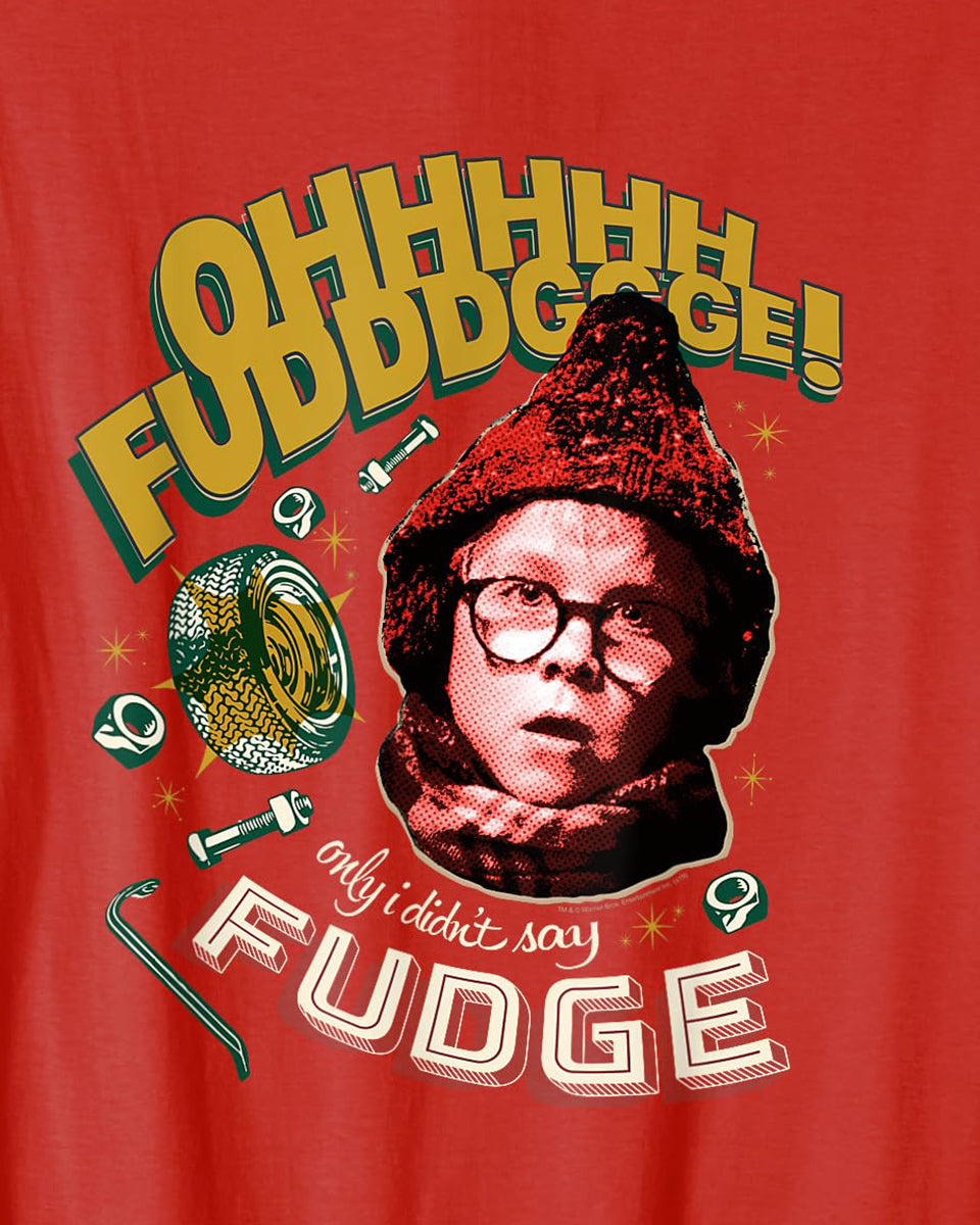 A Christmas Story T-Shirt Men's Ohhhh Fudddge Ralphie Top