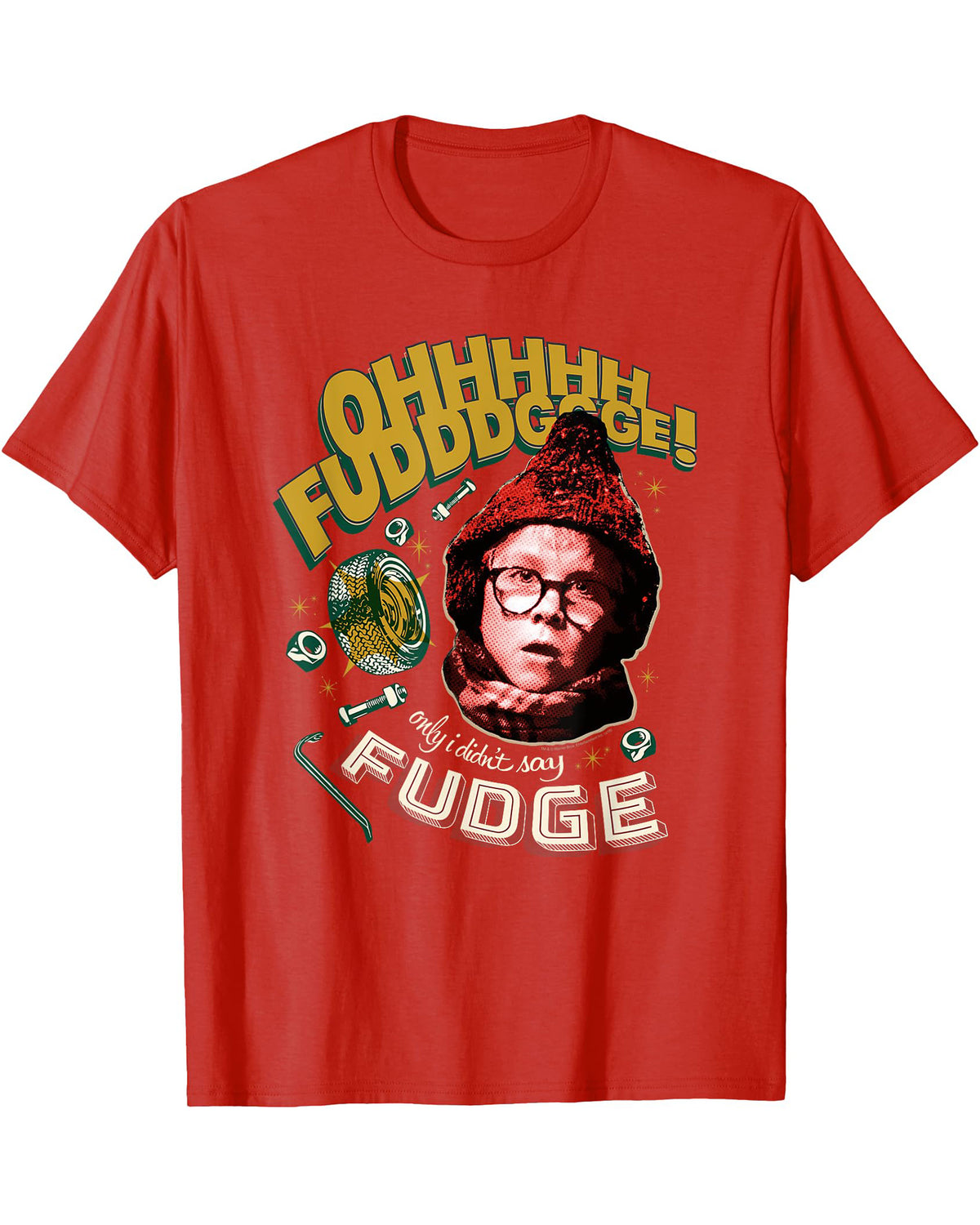 A Christmas Story T-Shirt Men's Ohhhh Fudddge Ralphie Top