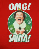 Elf The Move T-Shirt Men's Buddy OMG Santa! Novelty Holiday-Inspired Tee