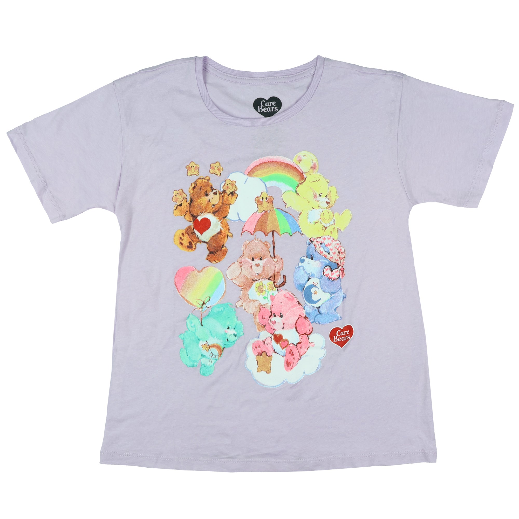 Care Bears T-Shirt Girls' Gathering of Buddies Short Sleeve Tee