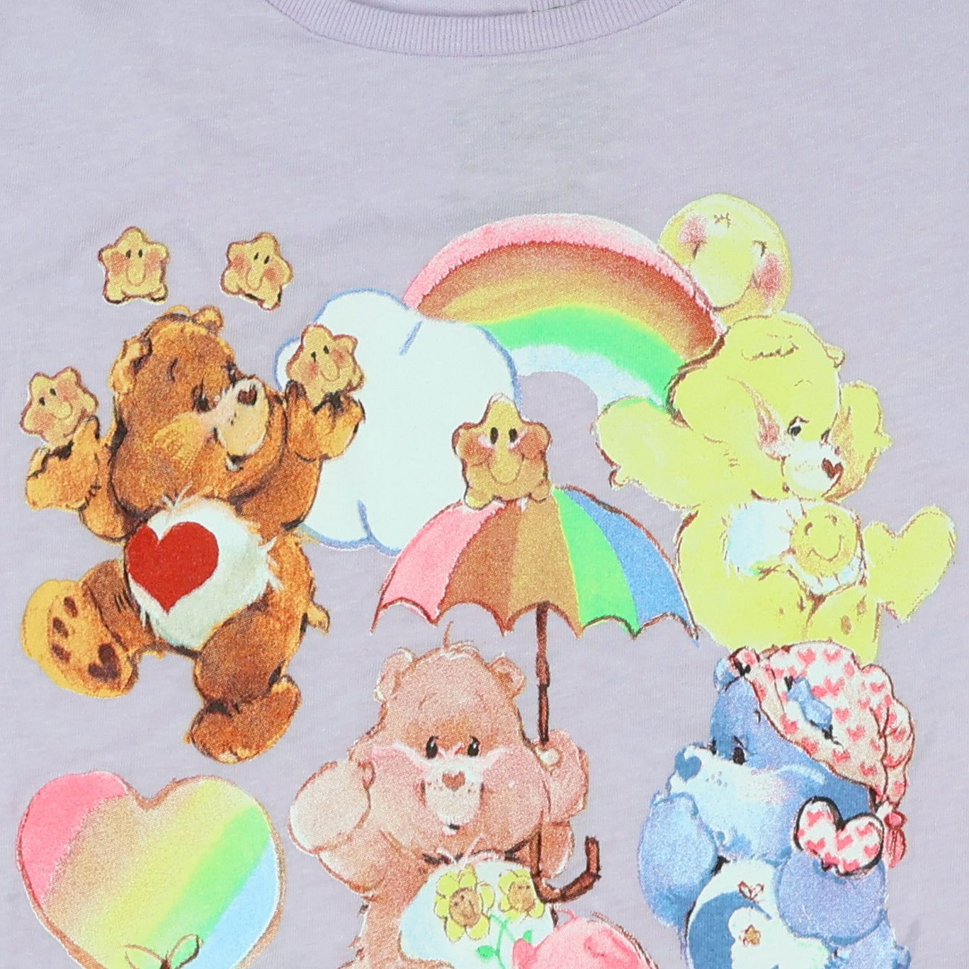 Care Bears T-Shirt Girls' Gathering of Buddies Short Sleeve Tee