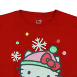 Hello Kitty T-Shirt Girls' Ice Skates and Snowflakes Tee