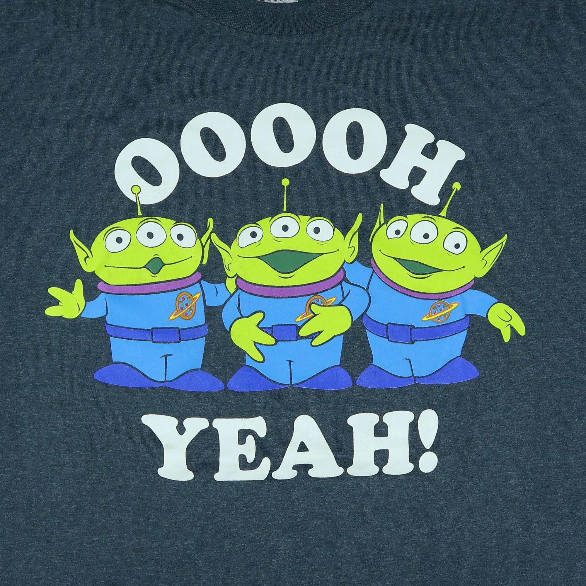 Toy Story T-Shirt Men's Oooh Yeah Green Alien Design Short Sleeve Tee