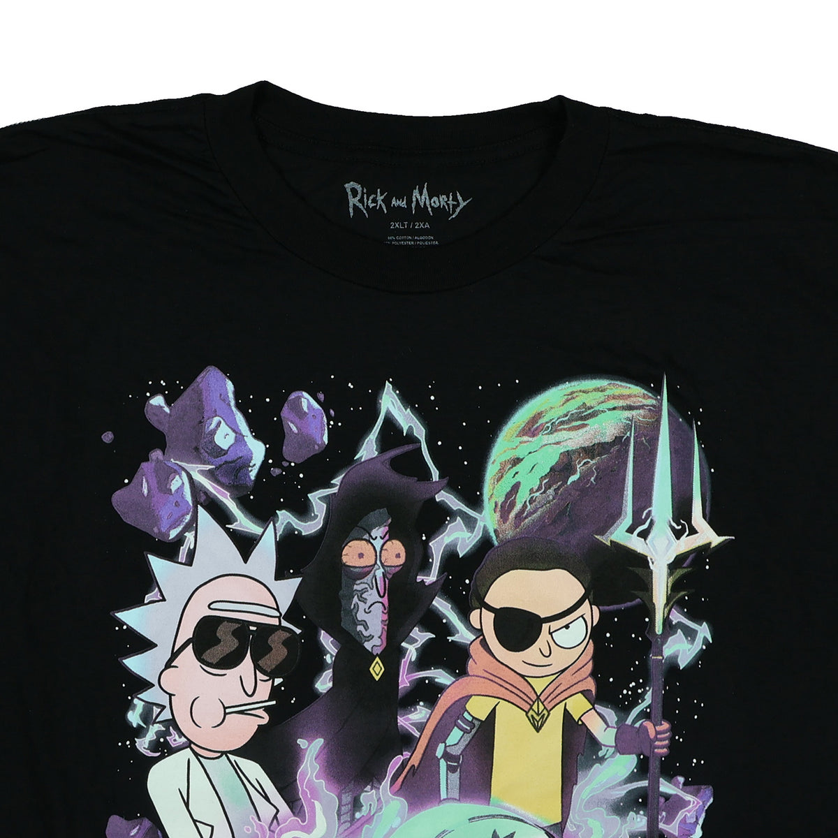 Rick and Morty T-Shirt Men's Space Cruiser Cosmic Adventure Tee