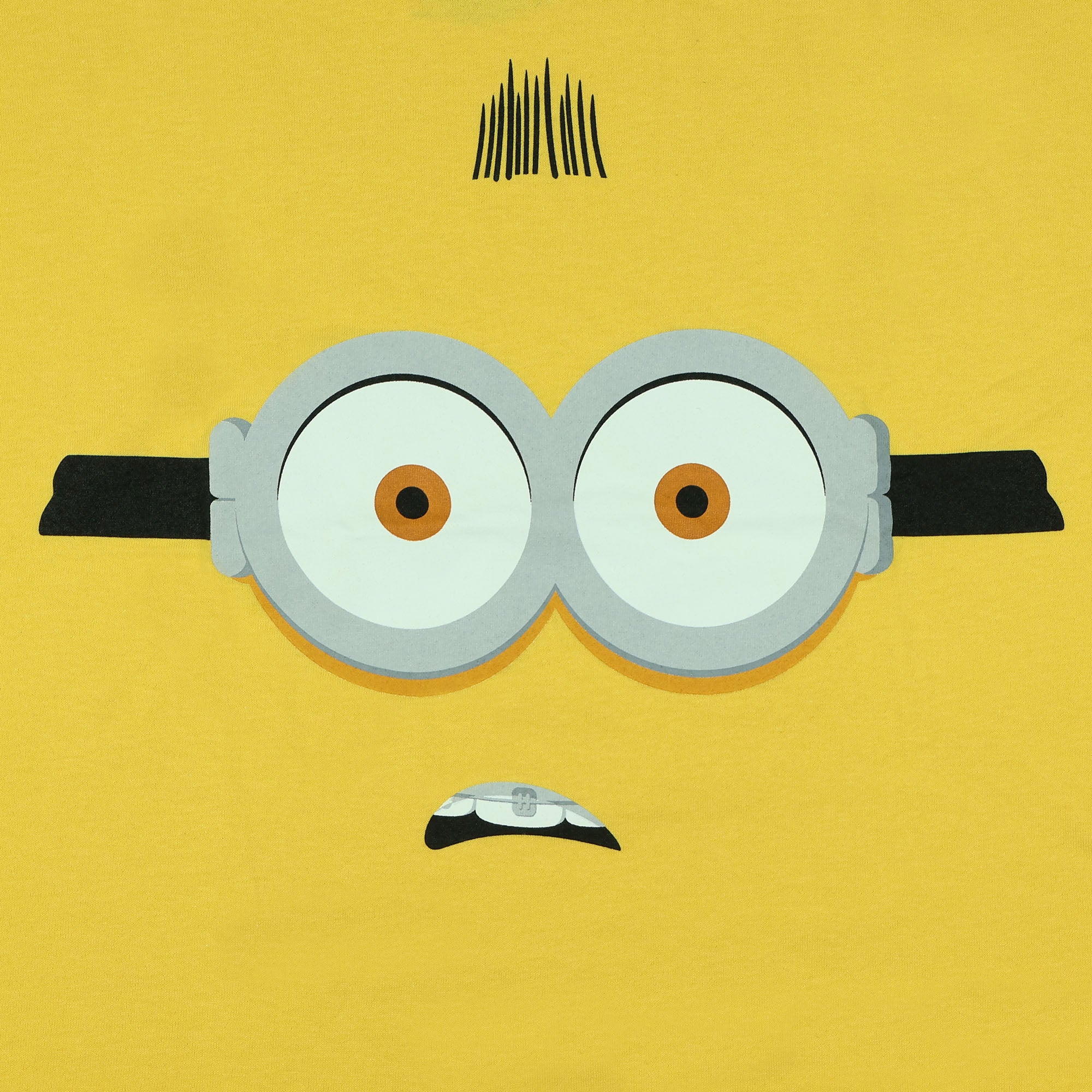 Minions T-Shirt Men's Character Face Costume Short Sleeve Graphic Tee